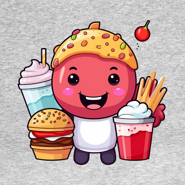 Donut kawaii  junk food T-Shirt cute funny by nonagobich